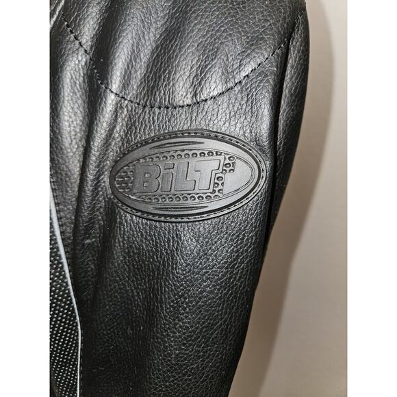 Bilt Women's Leather Padded Biker Motorcycle Jacket Size Large - Picture 4 of 16